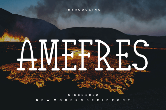 Amefres: A Display Font That Elevates Handmade Charm