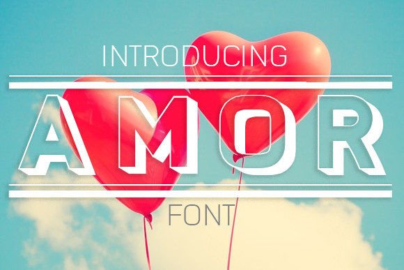 Amor: A 3D Display Font That Makes Your Brand Instantly Memorable
