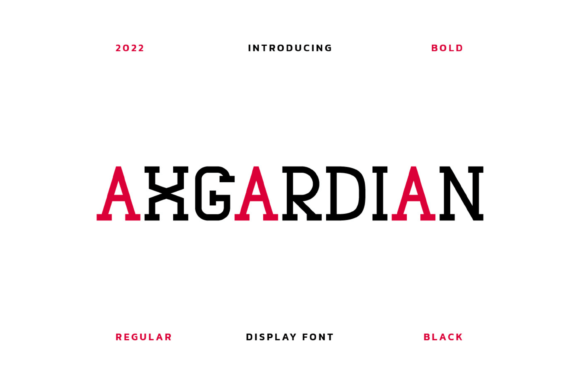 Axgardian: A Striking Display Font for Digital Branding