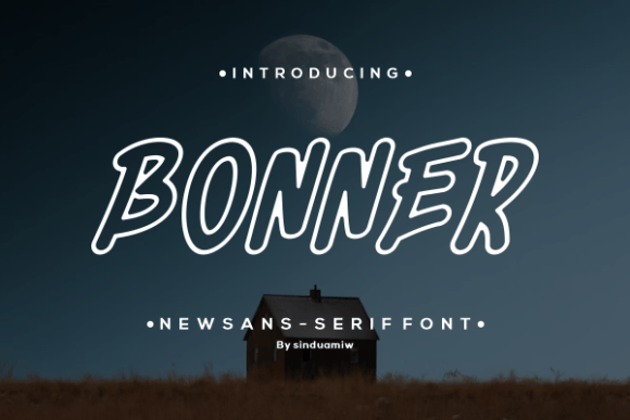 Bonner: A Playful, Confident Display Font for Real Branding