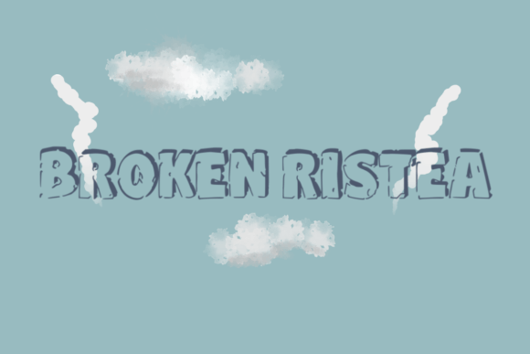 Broken Ristea: A Bold, Friendly Display Font for Small Business Branding