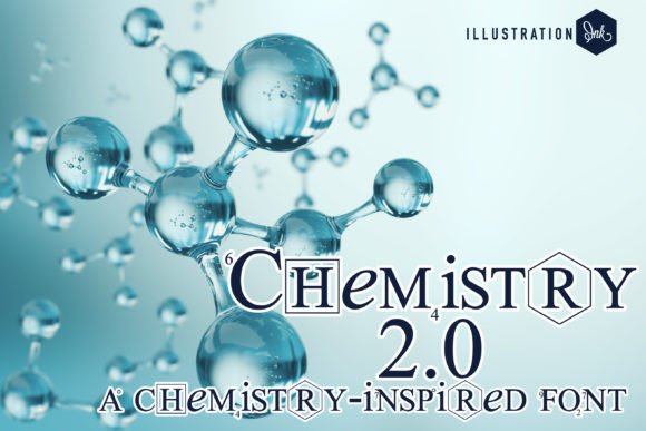 Chemistry 2.0: A Playful Serif Display Font for Science-Inspired Branding