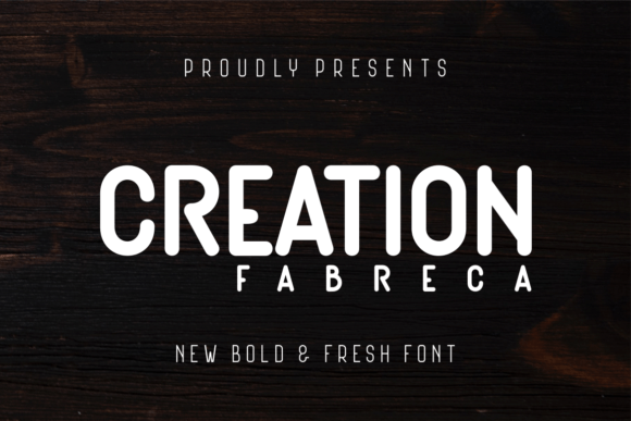 Creation Fabreca: A Bold, Rounded Display Typeface for Editorial Impact