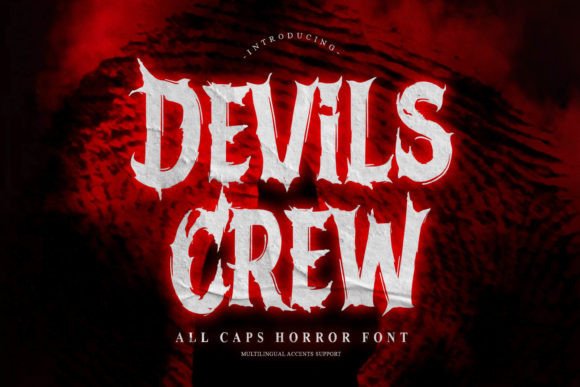 Devils Crew: A Bold Display Font for Digital Brand Impact