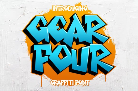 Gear Four: A Display Font That Means Business