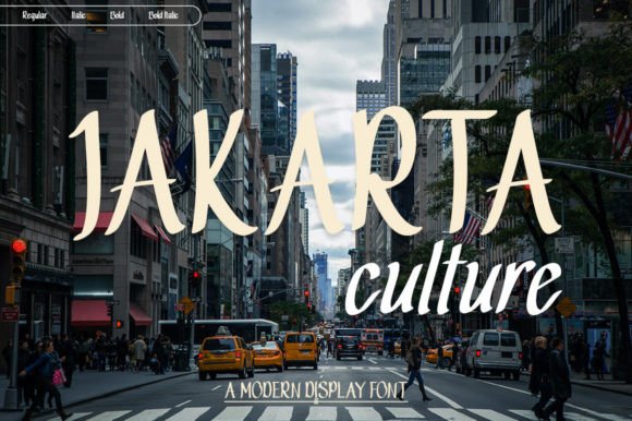 Jakarta Culture: A Display Font That Breathes Life Into Editorial Design