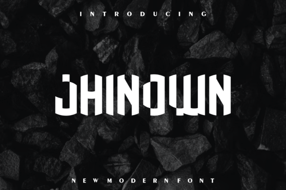 Jhinown: A Classy Display Font for Handmade Creators
