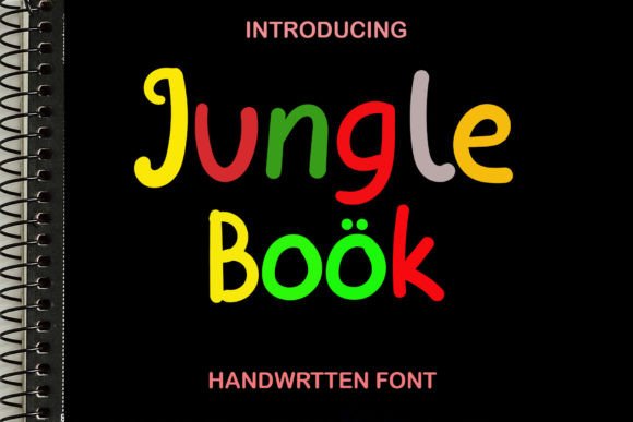 Jungle Book: A Playful Display Font for Friendly Branding