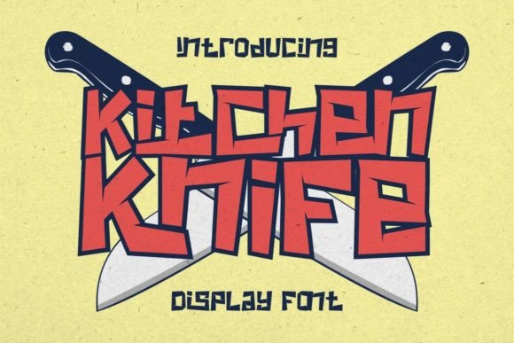 Kitchen Knife: A Display Font with Editorial Warmth