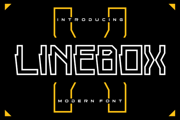 Linebox: A Refined Display Font for Elegant Brand Identities