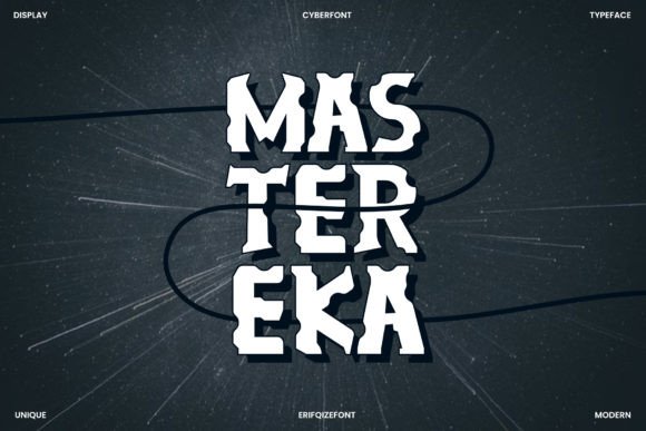 Mastereka: A Bold Display Font That Elevates Digital Headlines