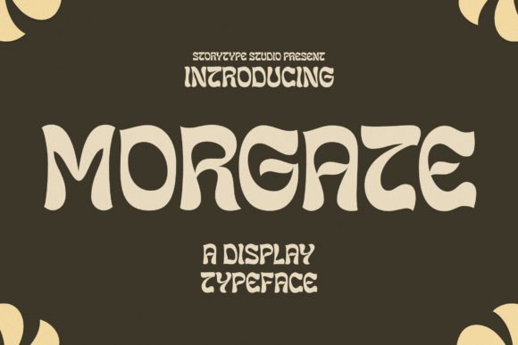 Morgate: A Whimsical Display Font for Handmade Brands