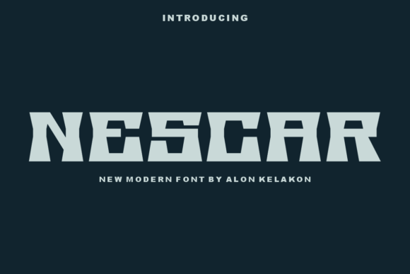 Nescar: A Display Font That Makes Your Brand Instantly Memorable