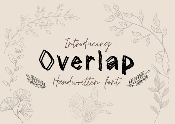 Overlap: A Hand-Carved Display Font That Feels Honest