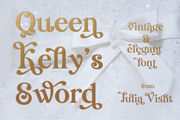 Queen Kelly’s Sword: A Stylish Display Font for Small Business Branding