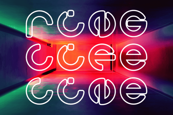 Ringlifeline: A Friendly Display Font for Digital Brands