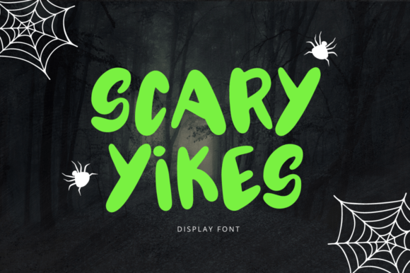 Scary Yikes: A Display Font That Gives Your Halloween Brand Real Personality