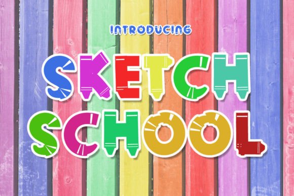 Sketch School: A Fresh Display Font for Editorial Design