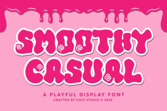 Smoothy Casual: A Playful Display Font for Modern Web Brands