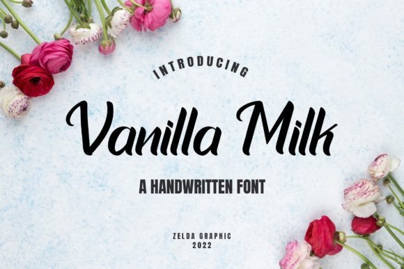 Vanilla Milk: A Display Font That Makes Your Brand Feel Thoughtful & Polished