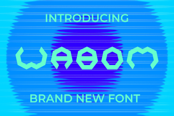 Wabom: A Futuristic Display Font for Editorial Impact