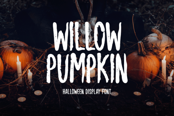 Willow Pumpkin: A Creepy-Casual Display Font for Editorial Halloween Magic