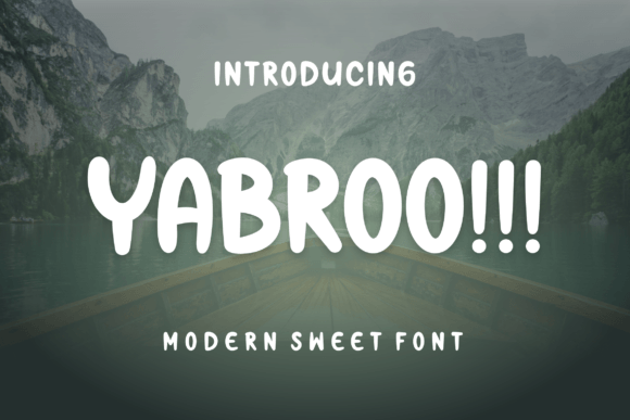 Yabroo: A Bold, Authentic Display Font for Handmade Brands
